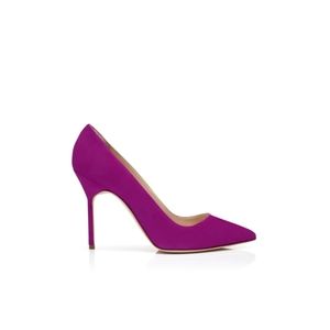 Manolo Blahnik Purple Pumps